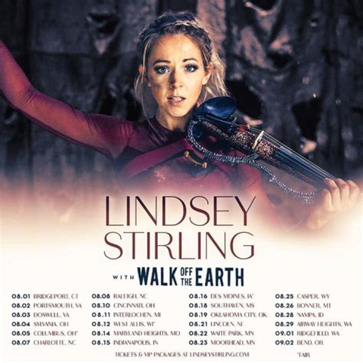 Electronic Violinist Lindsey Stirling Announces US Summer Tour With Walk Off The Earth