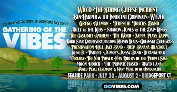 Gathering Of The Vibes Finalizes Lineup