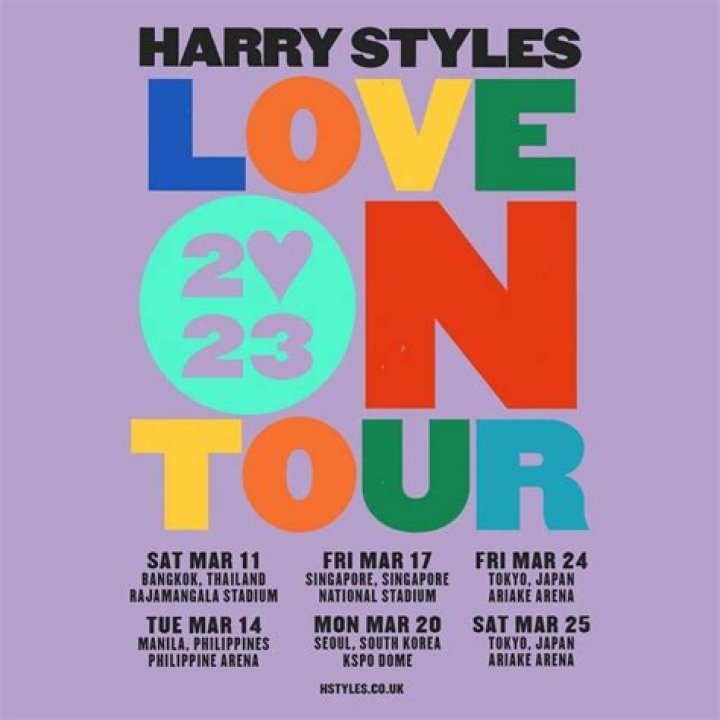 Harry Styles Takes his Love on Tour to Asia in 2023