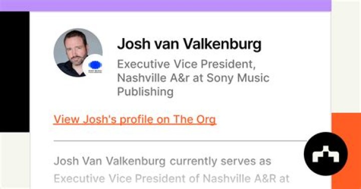 Josh Van Valkenburg Promoted To EVP Creative AT Sony Music Publishing Nashville