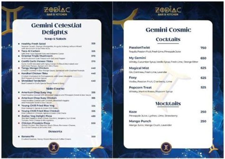 The Type of Restaurant You Should Go to, Based on Your Zodiac Sign