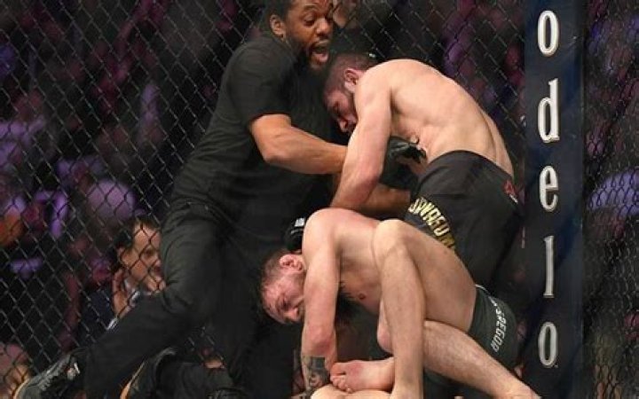 
UFC 229: Khabib Nurmagomedov's Victory Turns Brawl; Fights McGregor's Teammates