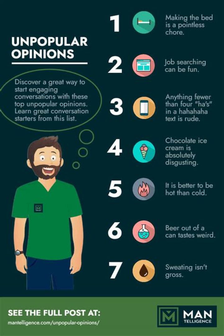 Unpopular Opinions That'll Leave You Questioning Everything