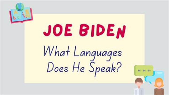 What Languages Can Joe Biden Speak?