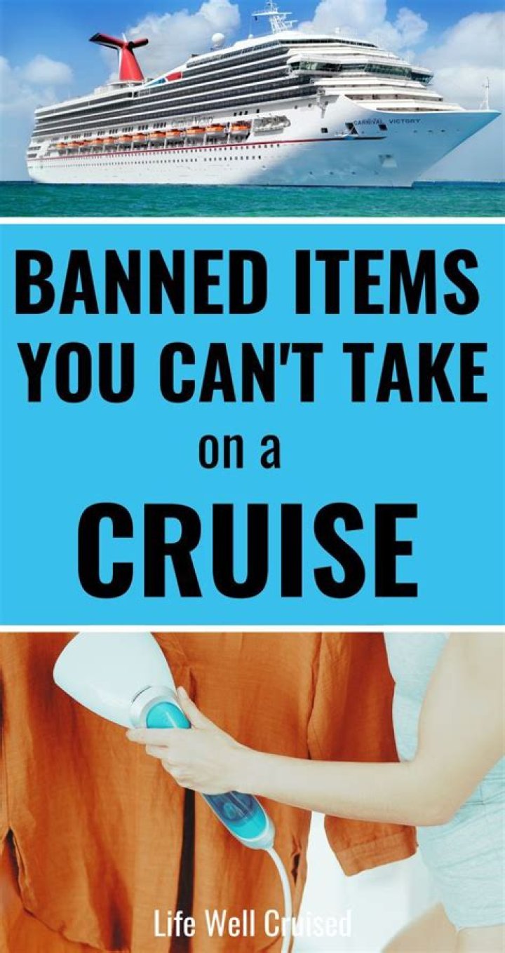 What Not to Bring in a Cruise — Best Life